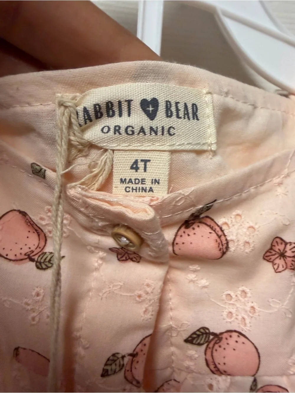 Rabbit + Bear light peach